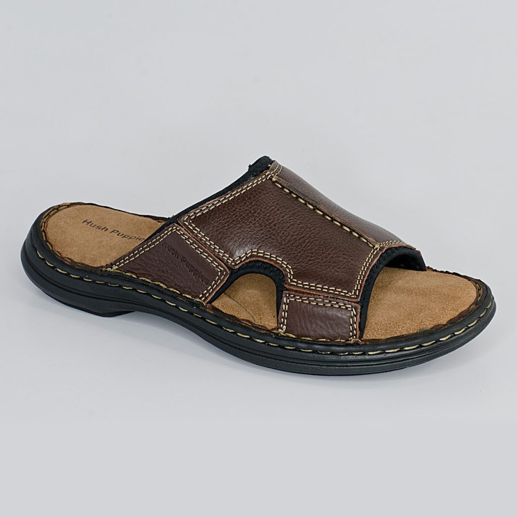 Loch Chestnut Suede Slippers by Hush Puppies | Shop Online at Styletread